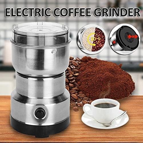 Electric Smash Machine, Multifunction Small Food Grinder Grain Grinder, Portable Coffee Bean Grinder Pocket Plug