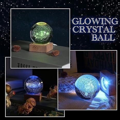 3D Crystal Lamp Ball (Assorted Design) Pocket Plug